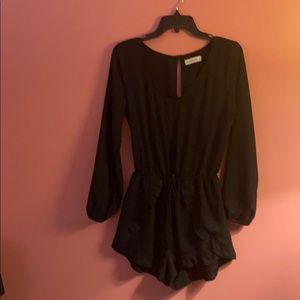 Abercrombie & Fitch Black Playsuit
